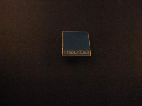 Mazda auto logo blauw